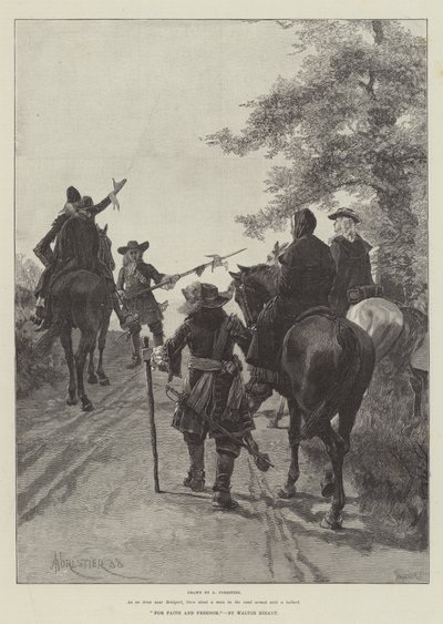 Für Glauben und Freiheit, von Walter Besant von Amedee Forestier