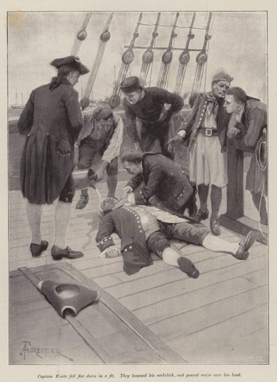 Illustration für Das Glück der Susan Bell, von Sir Walter Besant von Amedee Forestier