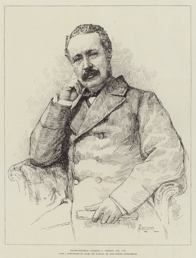 Generalmajor Charles G. Gordon, RE, CB von Amedee Forestier