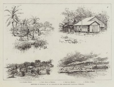 Skizzen in Burma von Amedee Forestier
