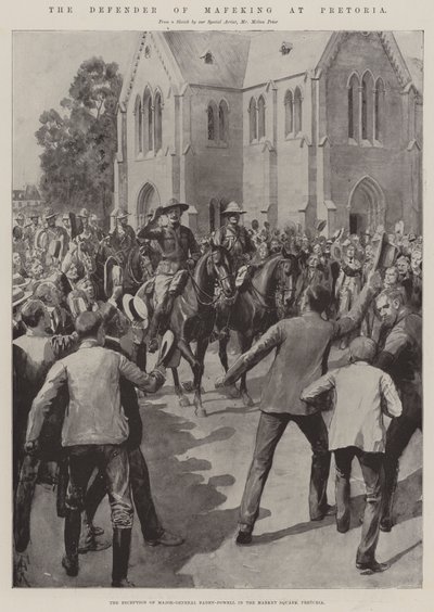 Der Verteidiger von Mafeking in Pretoria von Amedee Forestier