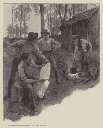 Das Fünfjahrestreffen, von Walter Besant von Amedee Forestier