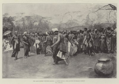 Die Lagos-Dahomey-Grenzfrage, ein einheimischer Tanz im umstrittenen Hinterland von Amedee Forestier