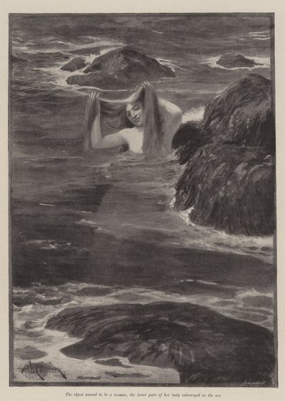 Die Meerjungfrau von Lighthouse Point, von Bret Harte von Amedee Forestier