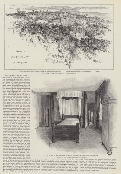 Die Königin in Hyeres von Amedee Forestier