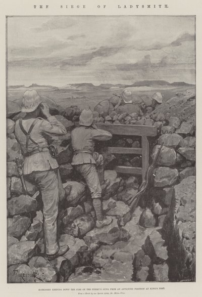 Die Belagerung von Ladysmith von Amedee Forestier