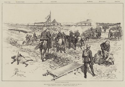 Der Konflikt an der Sudan-Frontier, die Schlacht von Ginnis am 30. Dezember von Amedee Forestier
