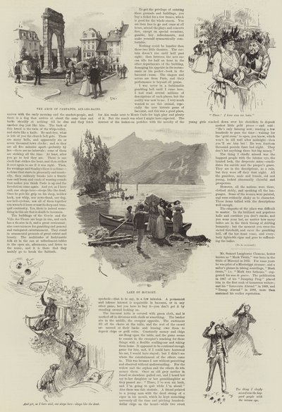 Der Landstreicher wieder unterwegs, von Mark Twain von Amedee Forestier