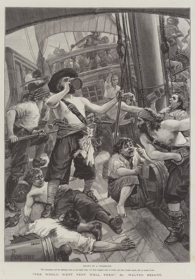 The World Went Very Well Then, von Walter Besant von Amedee Forestier
