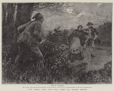 Die Welt ging damals sehr gut, von Walter Besant von Amedee Forestier