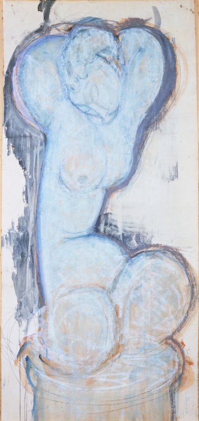 Karyatide, ca. 1914 von Amedeo Modigliani