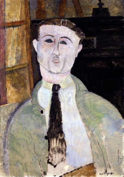 Porträt von Paul Guillaume (Kunsthändler) von Amedeo Modigliani