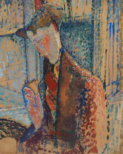 Träumerei (Studie für das Porträt von Frank Burty Haviland), 1914 von Amedeo Modigliani