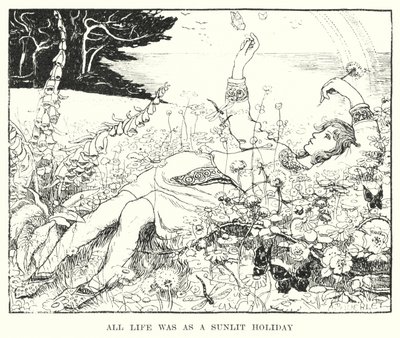 Alles Leben war wie ein sonniger Feiertag (Gravur) von Amelia M. (attr.to) Bowerley or Bauerle