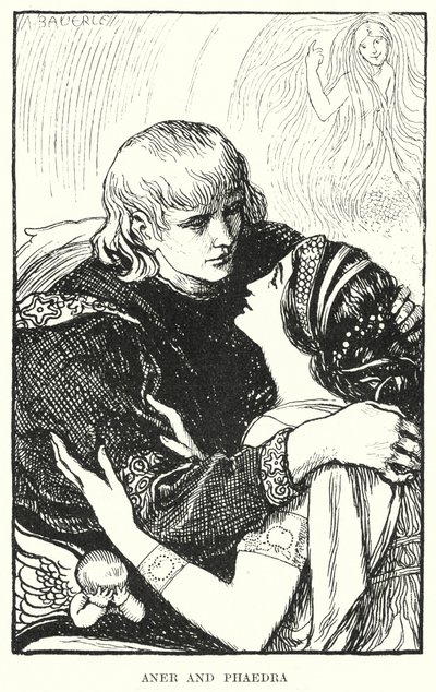 Aner und Phaedra (Gravur) von Amelia M. (attr.to) Bowerley or Bauerle