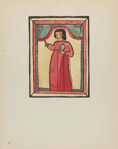 Tafel 25: Das verlorene Kind: Aus dem Portfolio "Spanische Kolonialdesigns von New Mexico" von American 20th Century