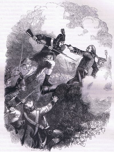 Der Angriff auf Stony Point, Illustration aus Cassells Geschichte der Vereinigten Staaten, veröffentlicht von Cassell, Petter & Galpin, ca. 1900 (Litho) von American English school