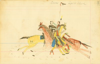 Krähe spuckt Blut, Heulender Wolf, Südliche Cheyenne von American Native