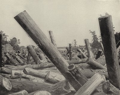 Ein Holzstau im St. Croix River, Wisconsin von American Photographer (after)