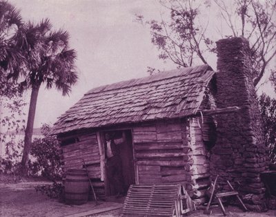Eine alte Hütte in Georgia (s/w Foto) von American Photographer (after)