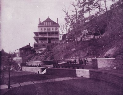 Basin Springs, Eureka Springs, Arkansas, an der St. Louis und San Francisco Eisenbahn von American Photographer (after)