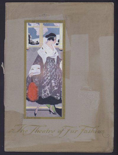 Titelblatt von Das Theater der Pelzmode, um 1914 von American Photographer (after)