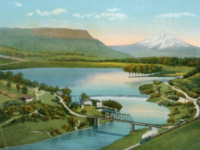 Gold Ray Dam, mit Blick auf Table Mountain und Rogue River von American Photographer (after)