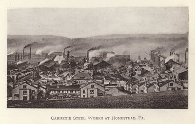 Pittsburgh: Carnegie Stahlwerke in Homestead, Pennsylvania von American Photographer (after)