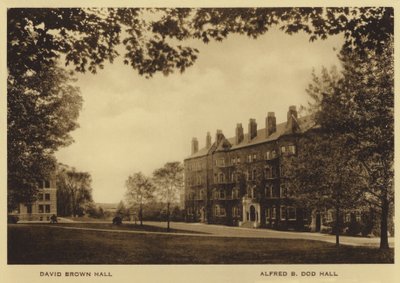 Princeton University: David Brown Hall; Alfred B Dod Hall von American Photographer (after)