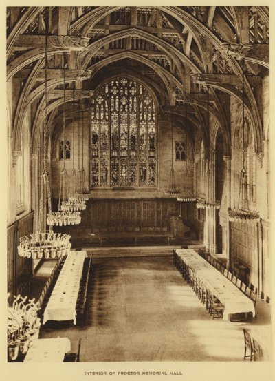 Princeton University: Innenraum der Proctor Memorial Hall von American Photographer (after)