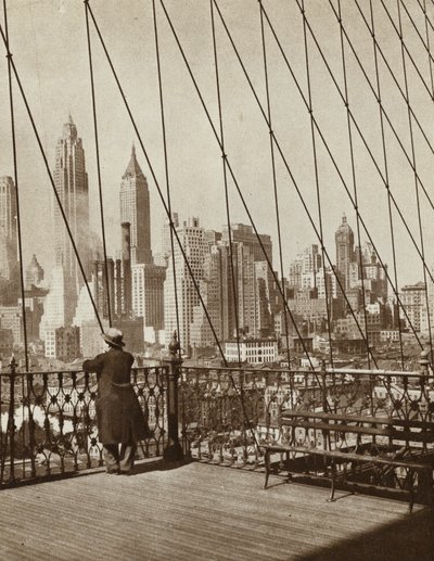 Wolkenkratzer von New York City, New York, USA von American Photographer (after)