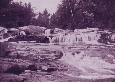 Upper Jackson Falls, Wild-Cat River, New Hampshire (s/w Foto) von American Photographer (after)
