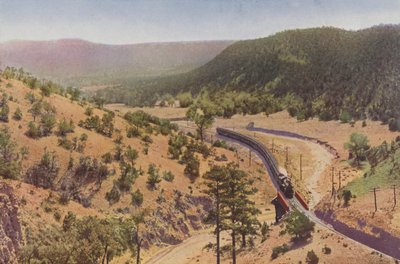 Apache Canyon, zwischen Las Vegas und Lamy, New Mexico von American Photographer