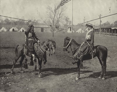 Arabische Speerkämpfer der Wild-Ost-Show von American Photographer
