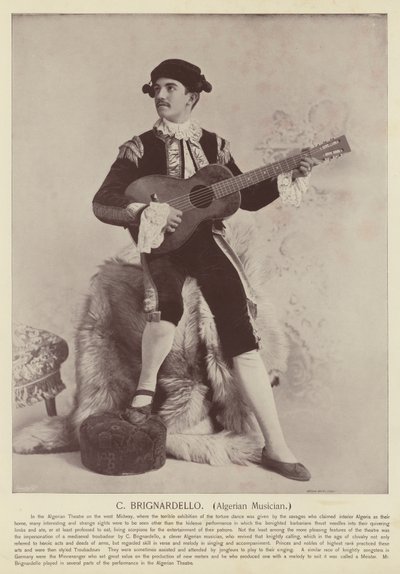 C Brignardello, Algerischer Musiker von American Photographer
