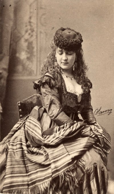 Kabinettskarte Bild des Schauspielers Adah Isaacs Menken von American Photographer