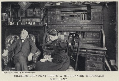 Charles Broadway Rouss, ein Millionär und Großhändler von American Photographer