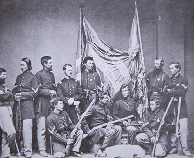 Farbtruppe der 7. Illinois-Infanterie von American Photographer