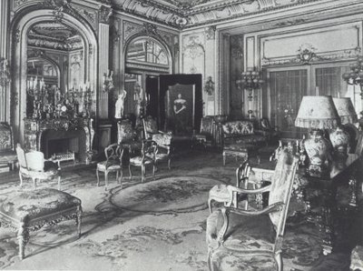 Salon im Haus der Familie Astor, Fifth Avenue, New York von American Photographer