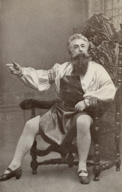 Emil Fischer, als Hans Sachs, in "Die Meistersinger von Nürnberg" von American Photographer