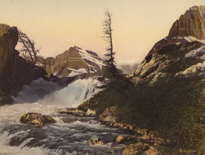 Glacier Nationalpark: McDermott Falls und Gould Mountain von American Photographer