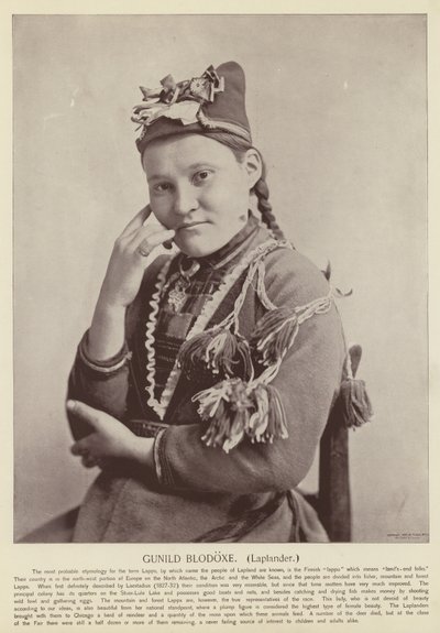 Gunild Blodoxe, Lappländerin von American Photographer