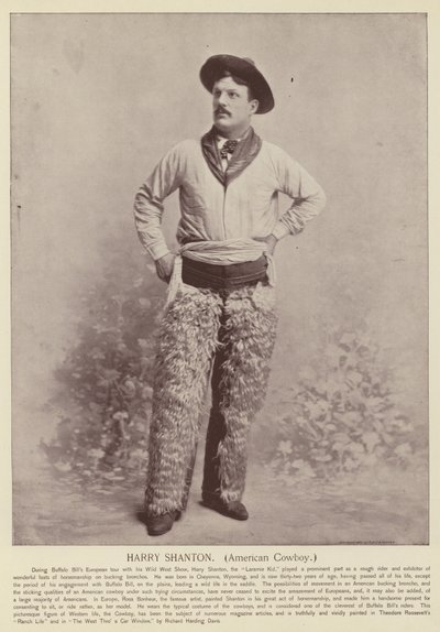 Harry Shanton, Amerikanischer Cowboy von American Photographer