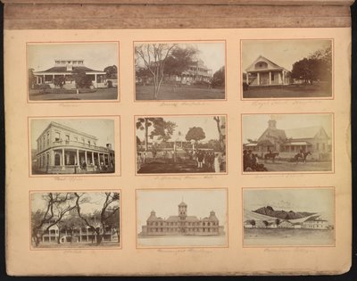 Hawaii-Album, S. 12, Schulen und andere Gebäude, einschließlich des Queen
