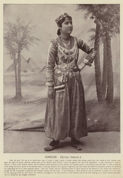 Jamelee, syrische Tänzerin von American Photographer
