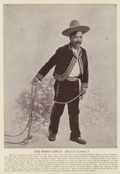 Jose Maria Garcia, Mexikanischer Cowboy von American Photographer