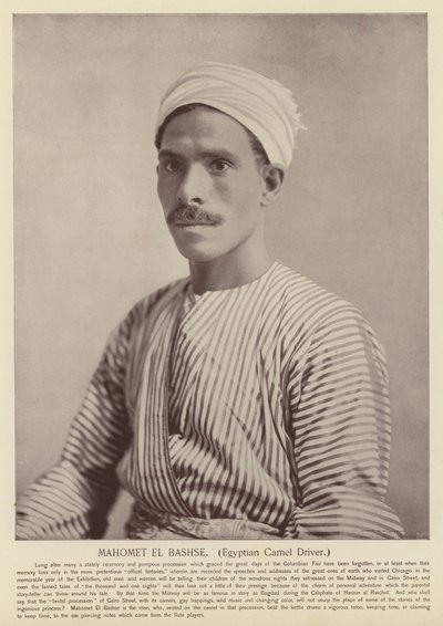 Mahomet El Bashse, Ägyptischer Kameltreiber von American Photographer