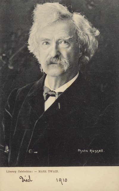 Mark Twain (1835-1910), amerikanischer Schriftsteller von American Photographer
