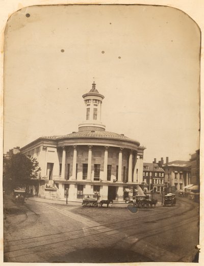 Merchants Exchange Building, 3rd Street at Walnut, ca. 1859 von American Photographer