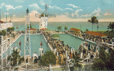 Miami, Florida, ca. 1925: Miami Beach Casino Schwimmbecken von American Photographer